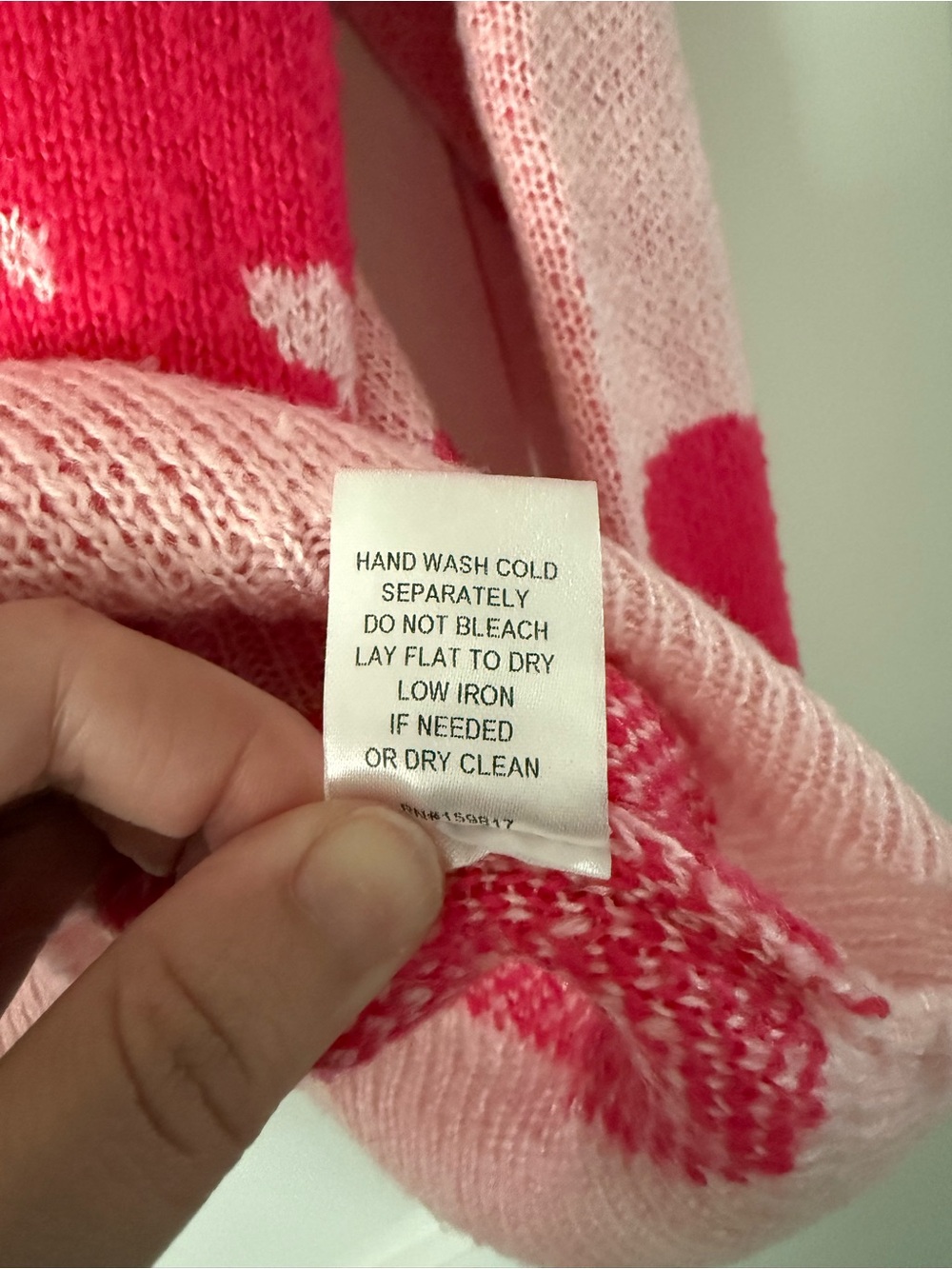 Altar'd State Pink Sweater with Red Smiley Motifs - Picture 7 of 7